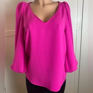 Trina Turk Fuchsia Blouse